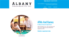 Desktop Screenshot of albanyamusement.net