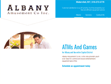 Tablet Screenshot of albanyamusement.net